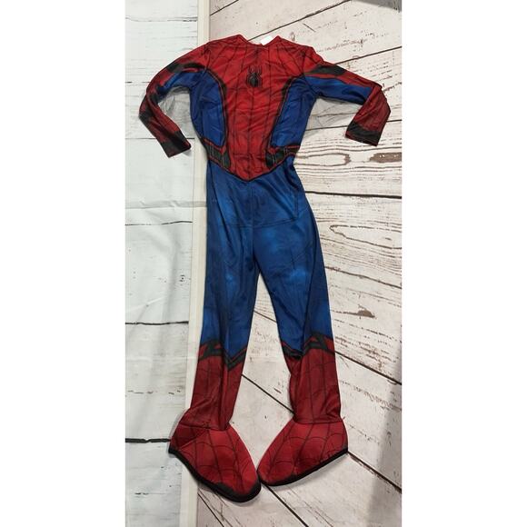 Marvel Spider-Man Costume Kids Halloween Dress up Rubies Medium 8/10 - Picture 1 of 11